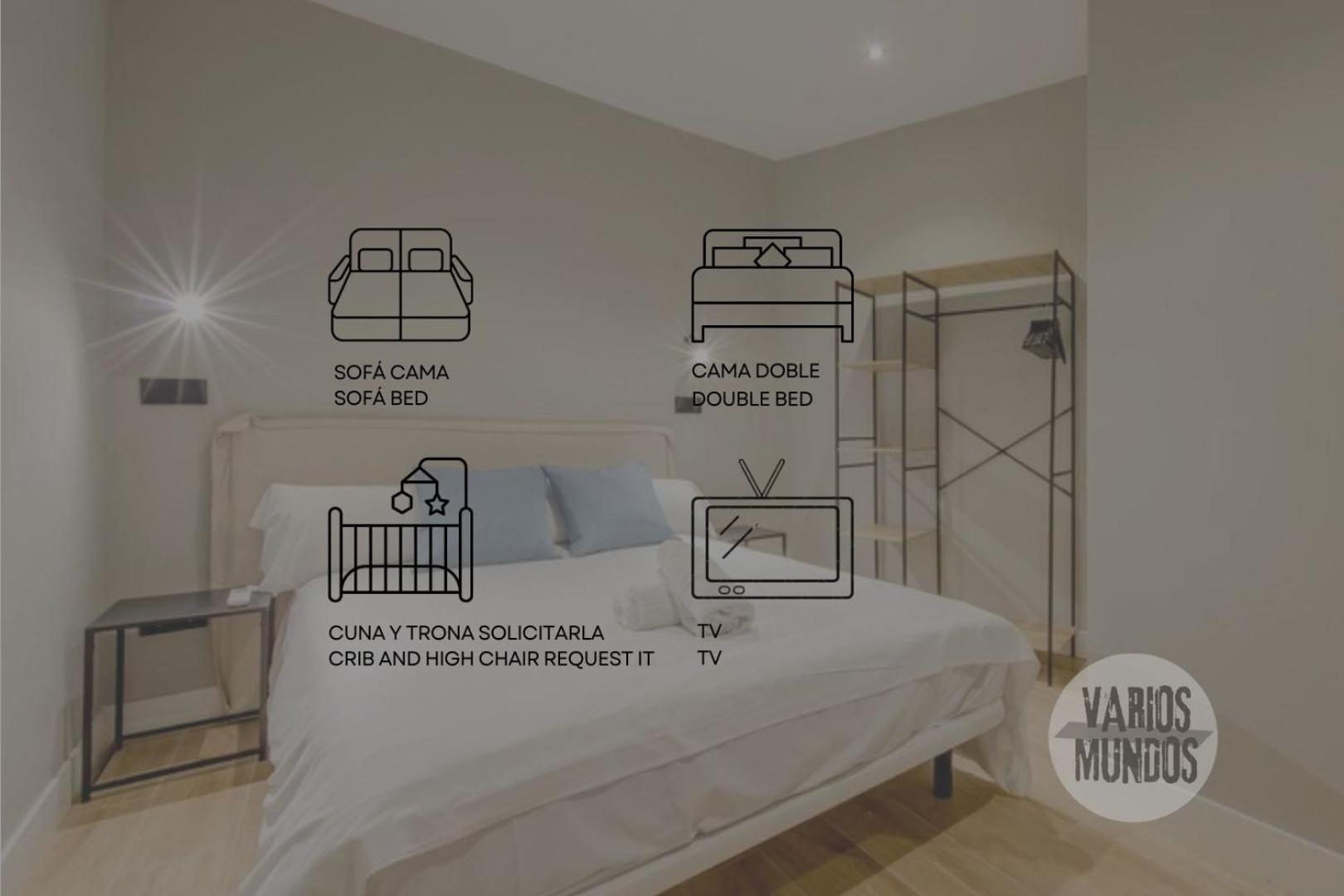 Urban And Central Apt 5Pax En Calle Silva-Gran Via E2 Madrid Exterior photo